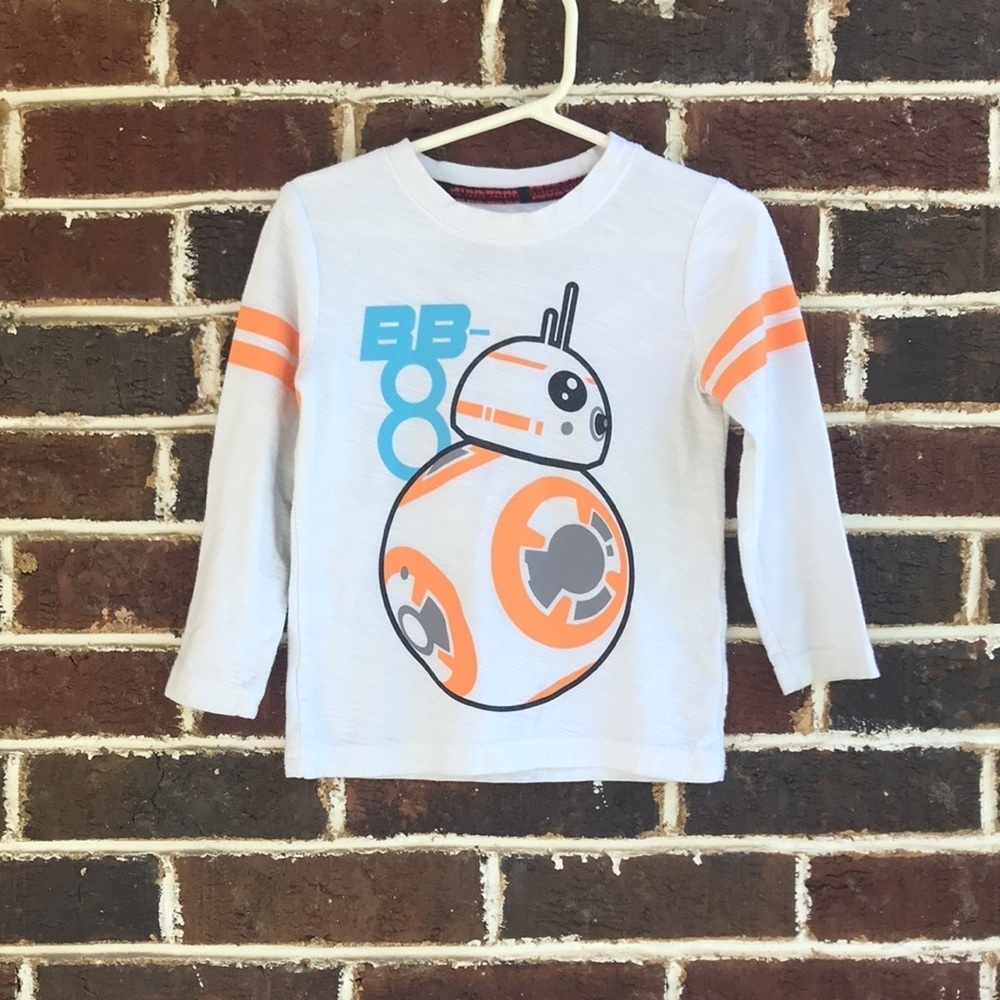 Star Wars BB-8 long sleeved tee-shirt, Sz 3T